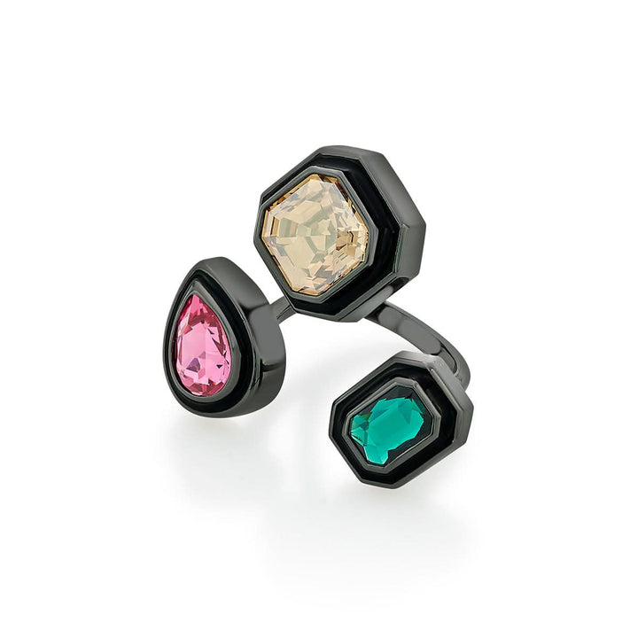 Banger Multi-Crystal Open Ring