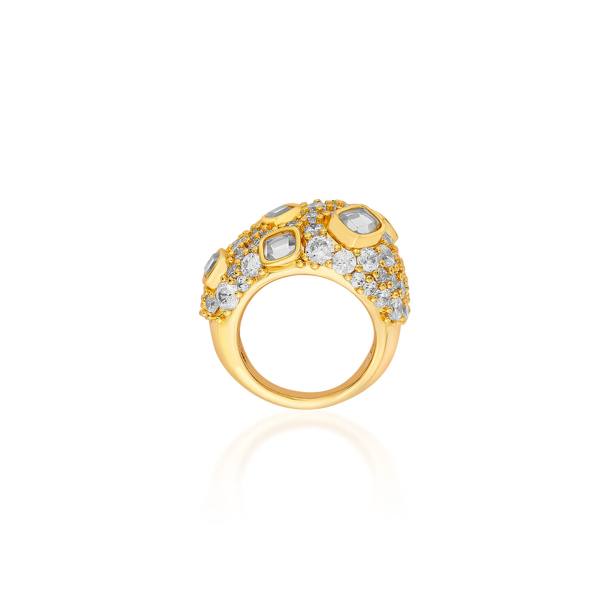 Stan Baroque Ring - Isharya | Modern Indian Jewelry