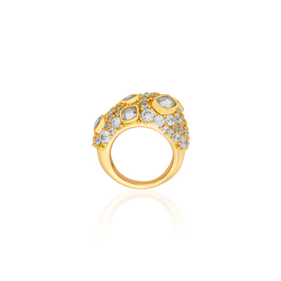 Stan Baroque Ring - Isharya | Modern Indian Jewelry