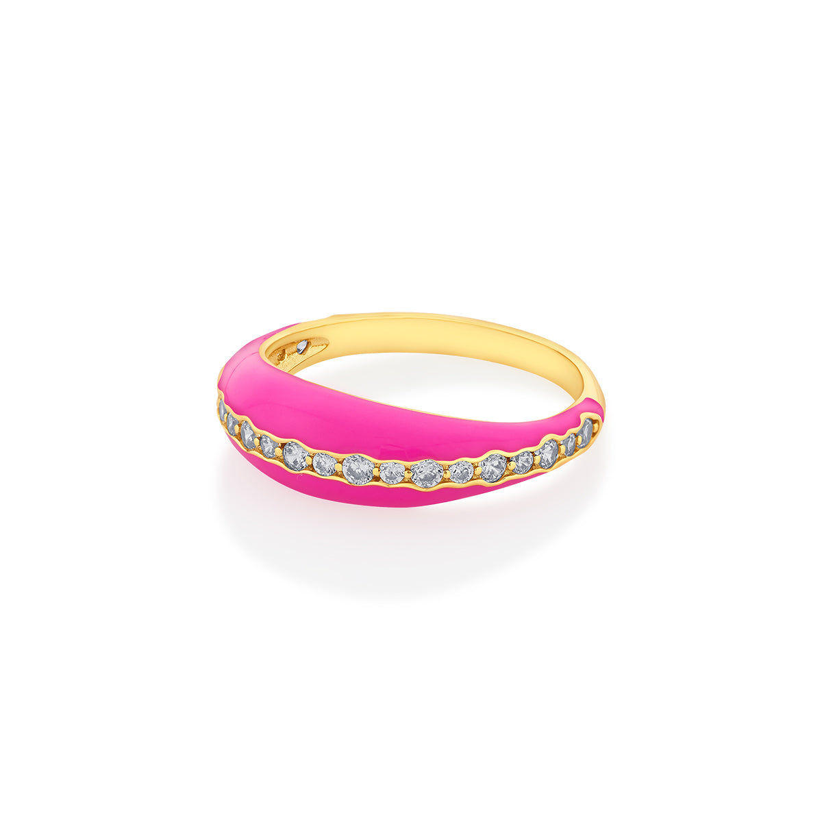 Rani Pink Sparkle Ring - Isharya | Modern Indian Jewelry