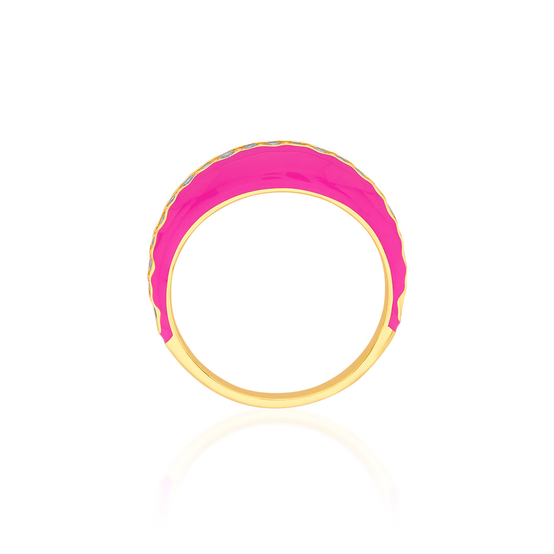 Rani Pink Sparkle Ring