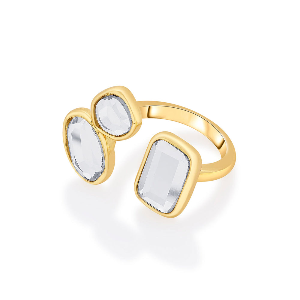 Glimmer Mirror Open Ring