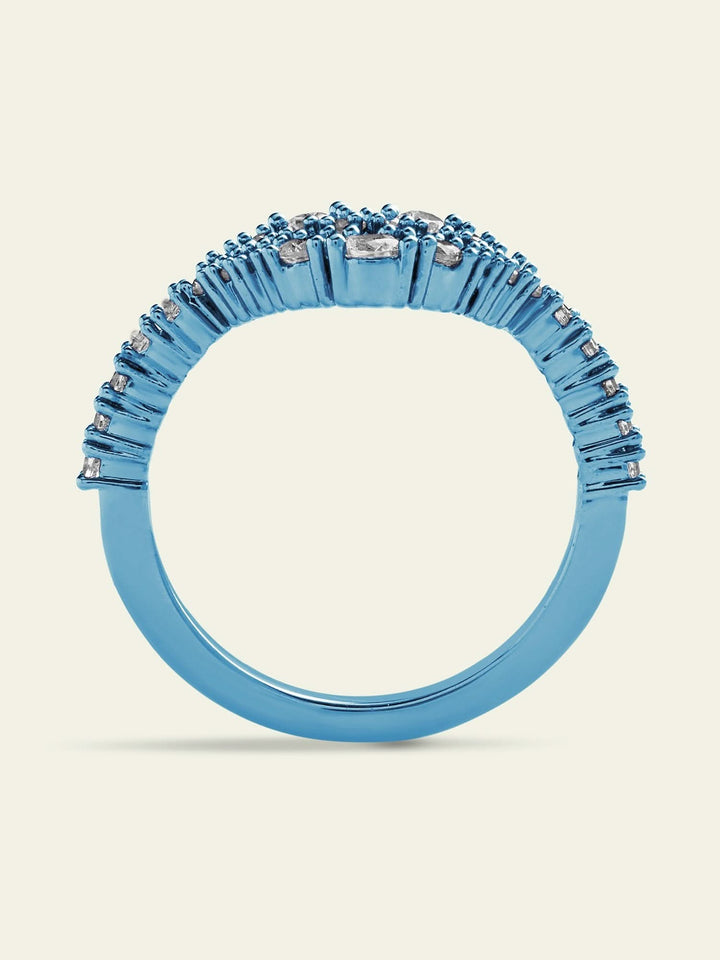 Blue Lip Ring