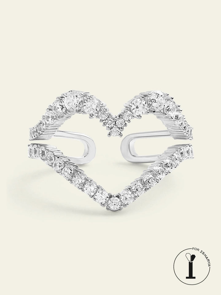 Big Heart Open Ring