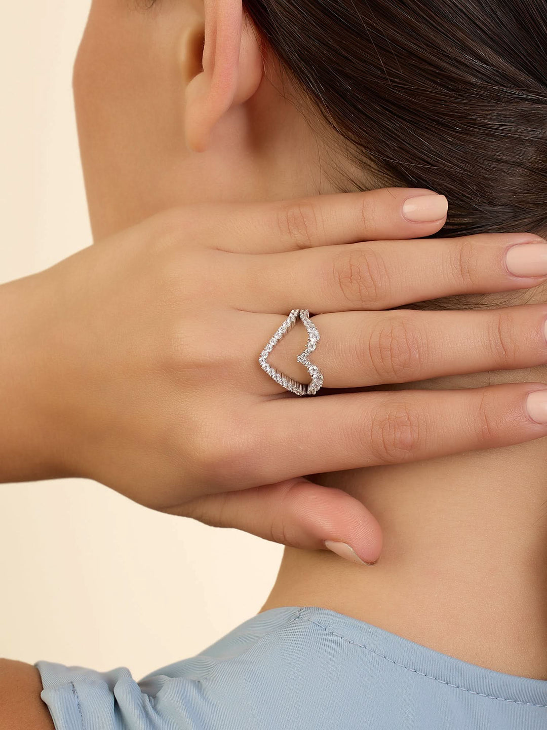Big Heart Open Ring