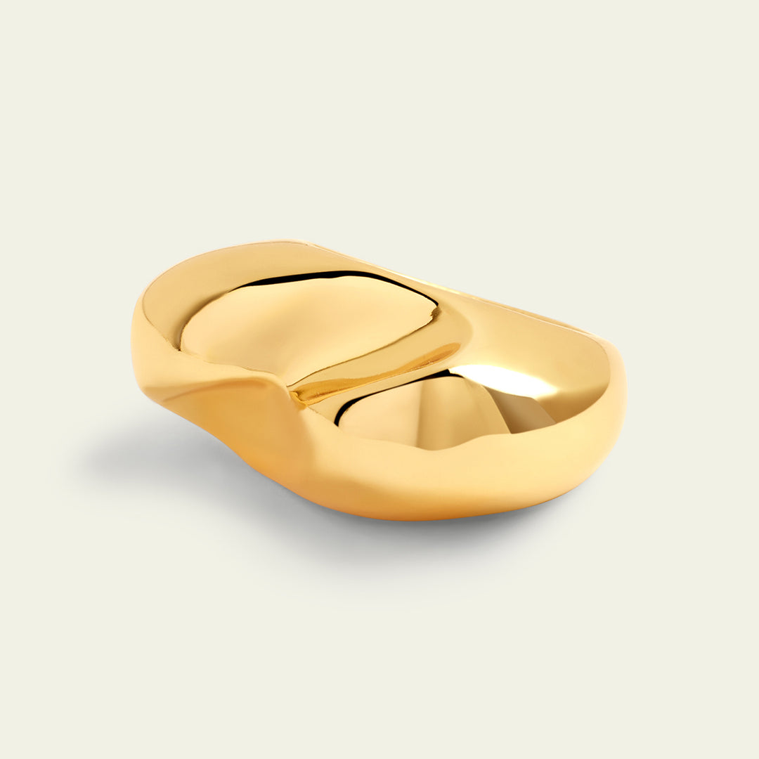 Gold Heart Ring 