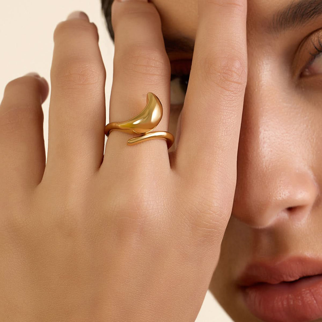 Moon Bubble Ring