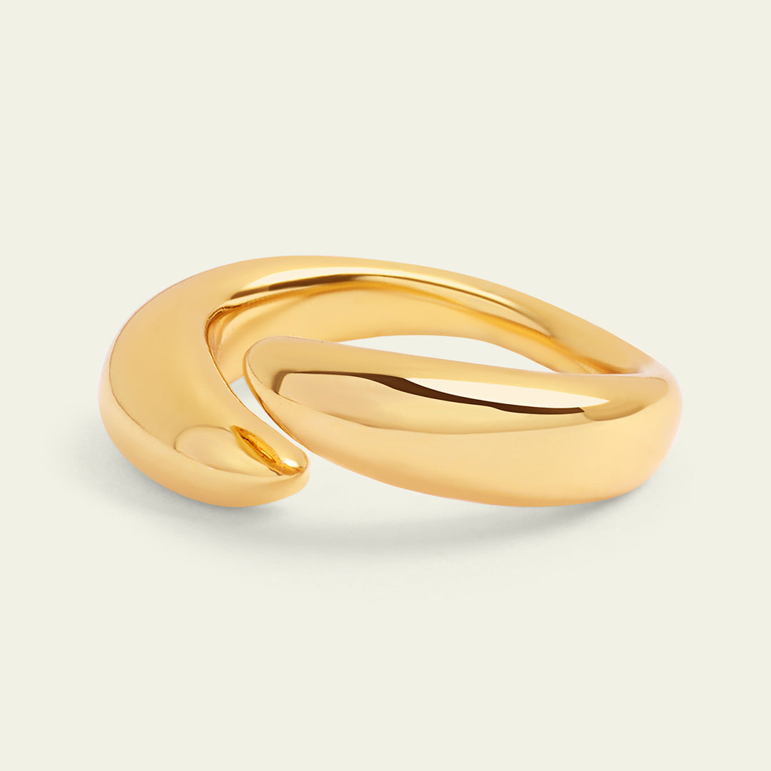 Gold Bubble Ring 