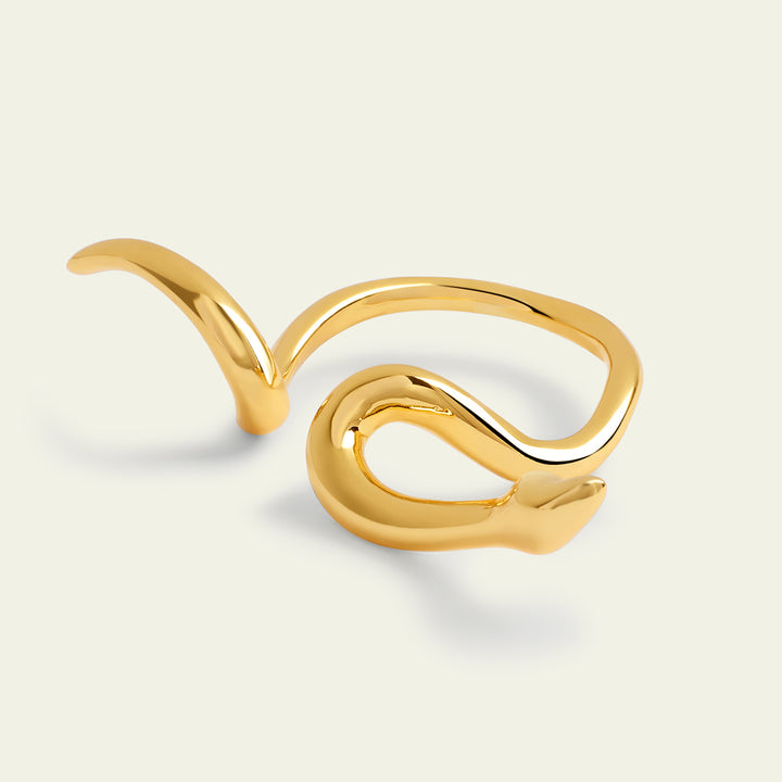 Gold Slither Ring 