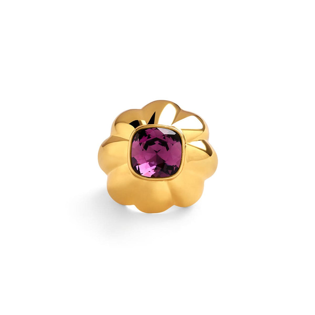 Prajakta Kohli Pink Things Statement Ring
