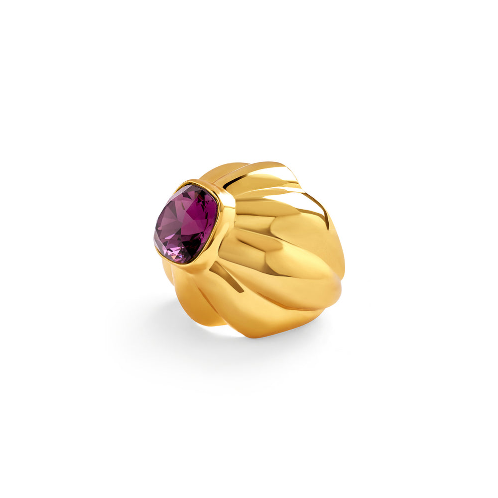 Prajakta Kohli Pink Things Statement Ring