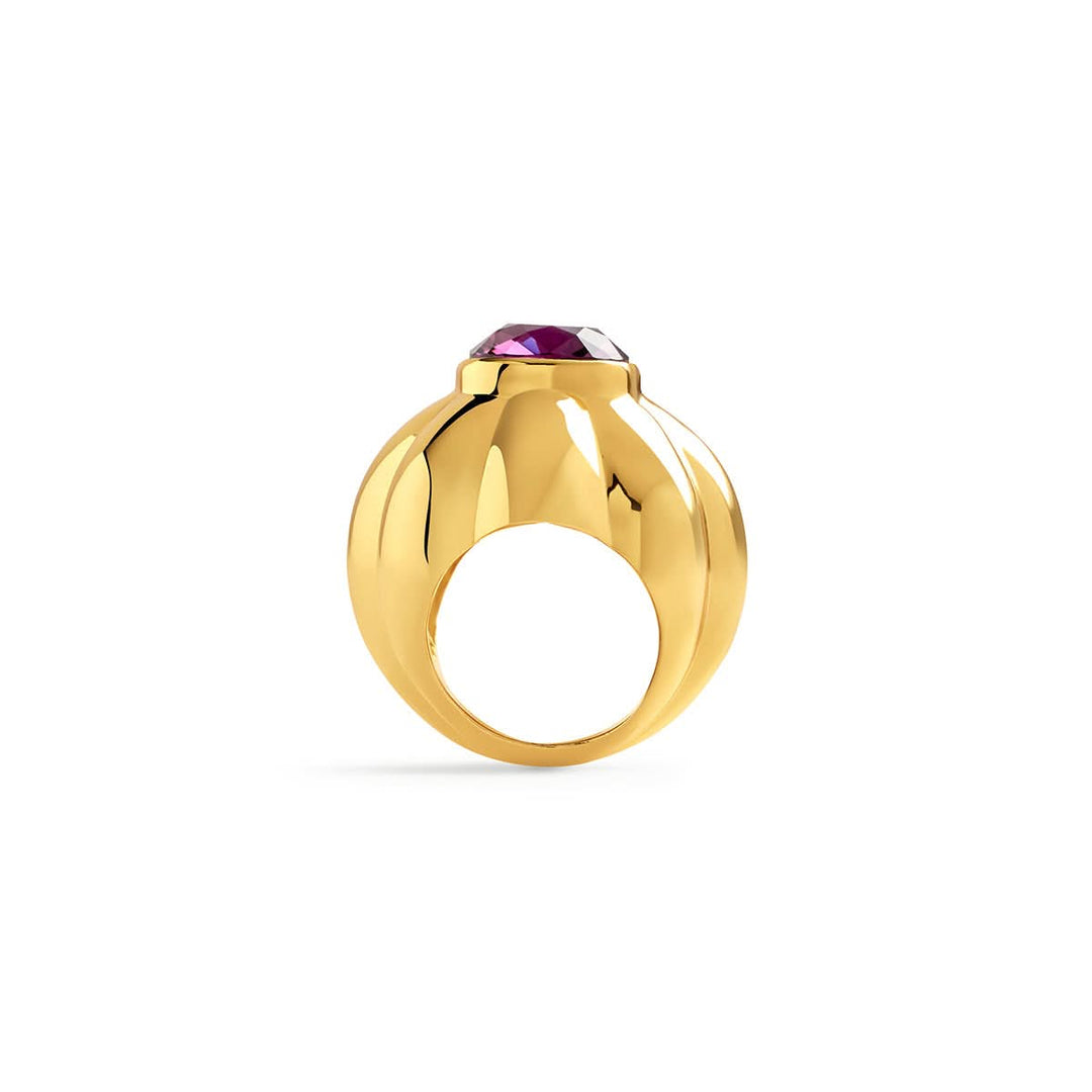 Prajakta Kohli Pink Things Statement Ring