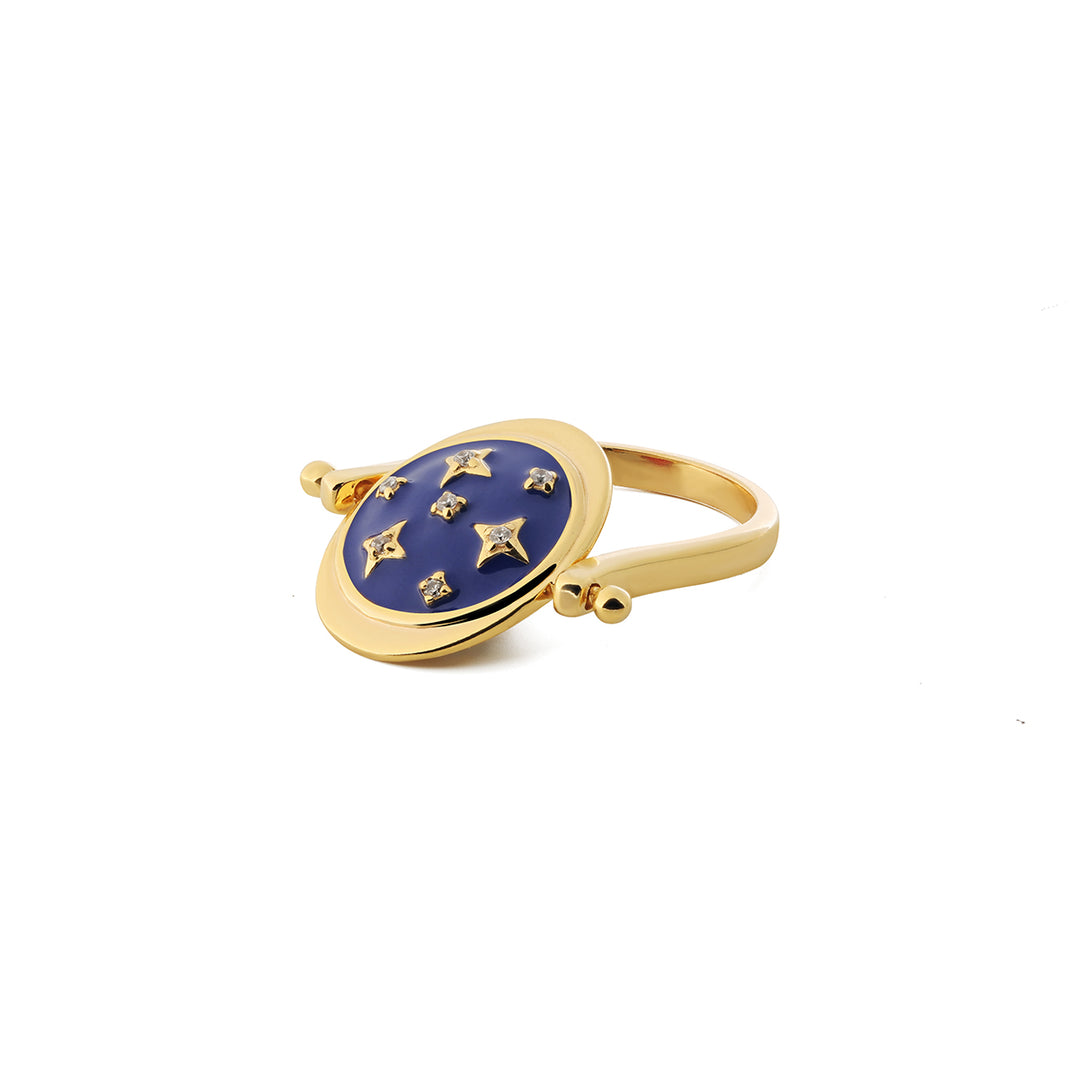 Reversible Sun & Stars Ring