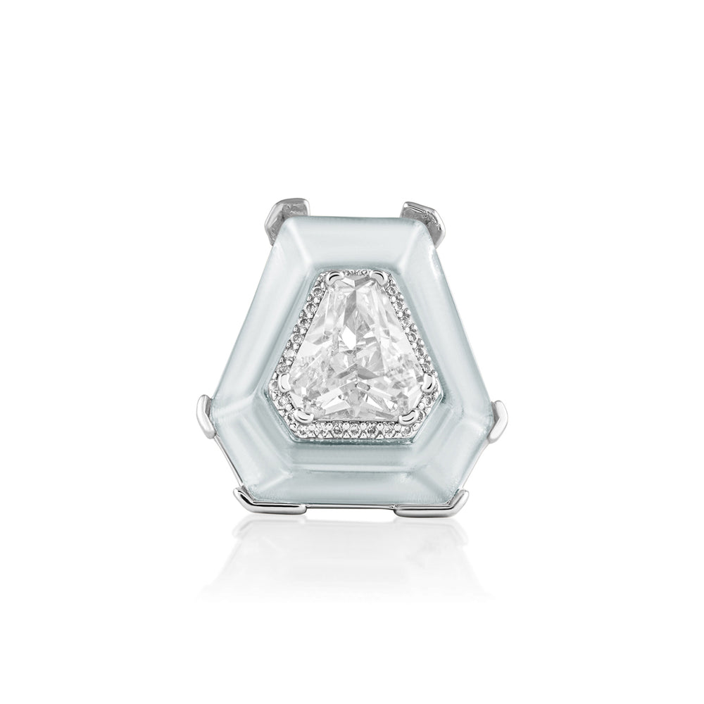 Diamond Cut Solitaire Ring