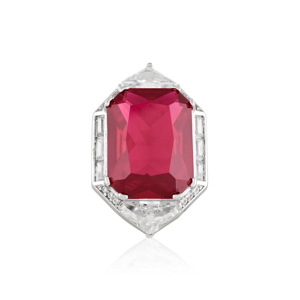 Ruby Corumdum Cocktail Ring