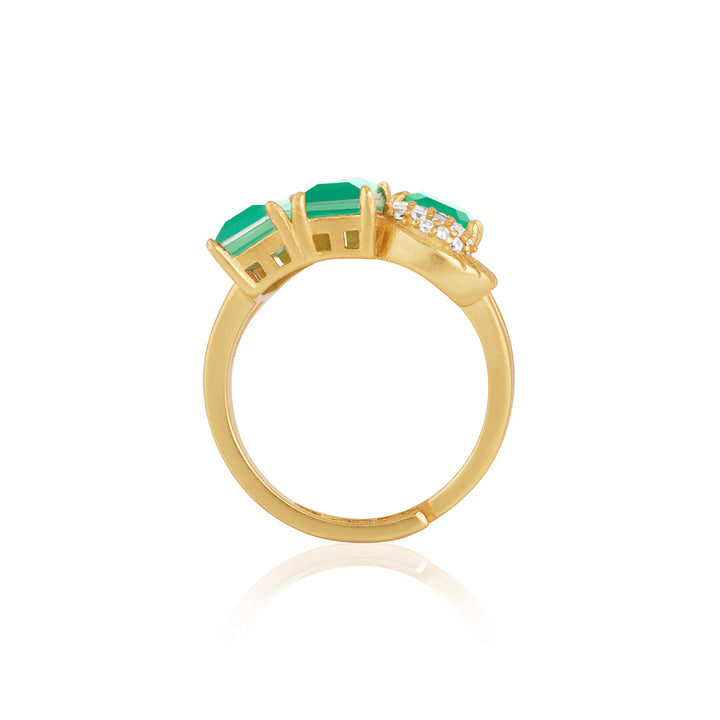 Emerald Dreams Cocktail Ring