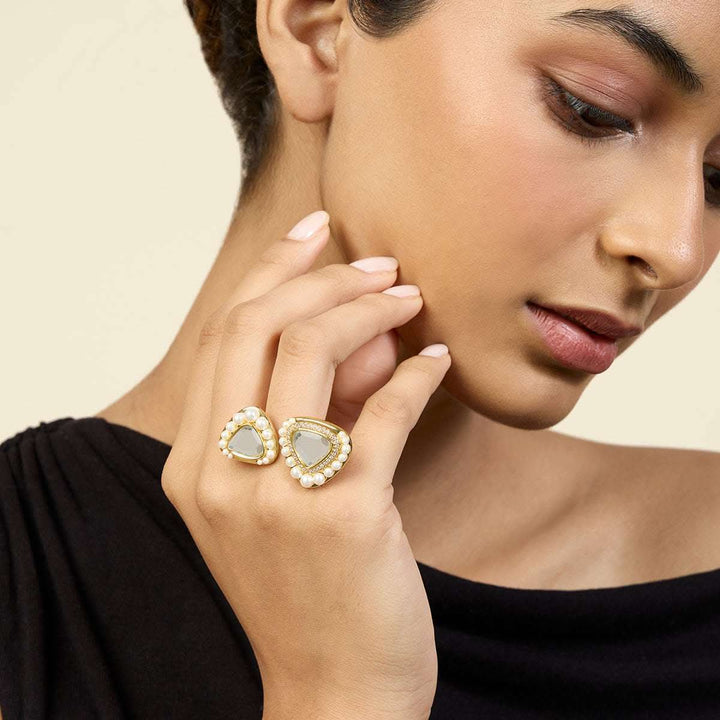 Noori Two Finger Open Ring
