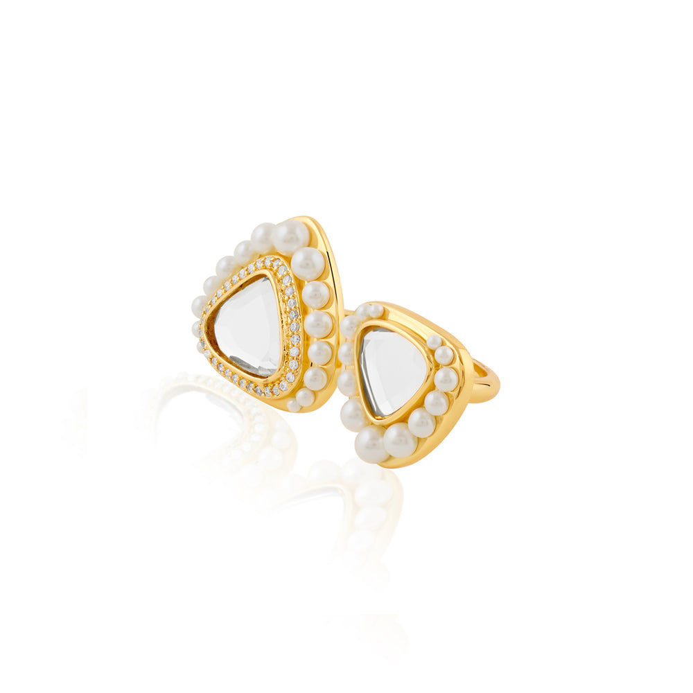 Noori Two Finger Ring