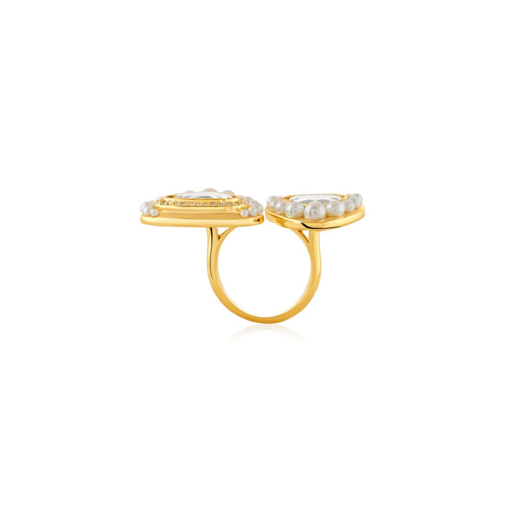 Noori Two Finger Open Ring