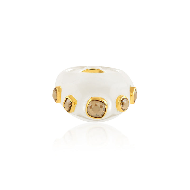 Clear Core Statement Ring