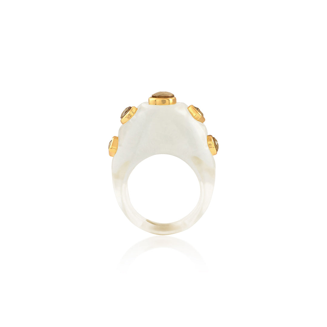 Clear Core Statement Ring