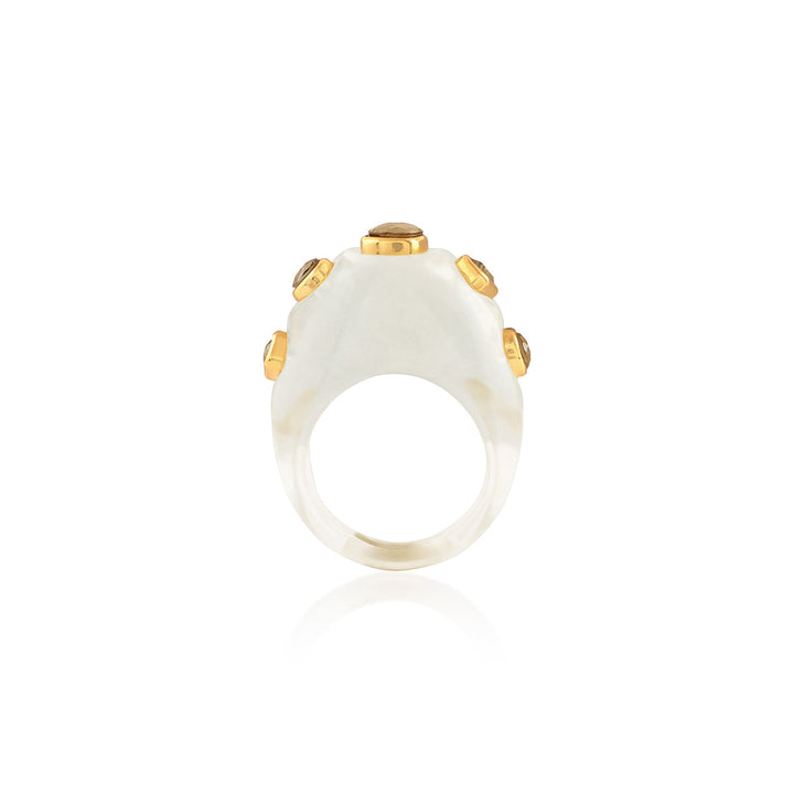 Clear Core Statement Ring