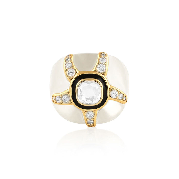 Clear Core Starfish Ring
