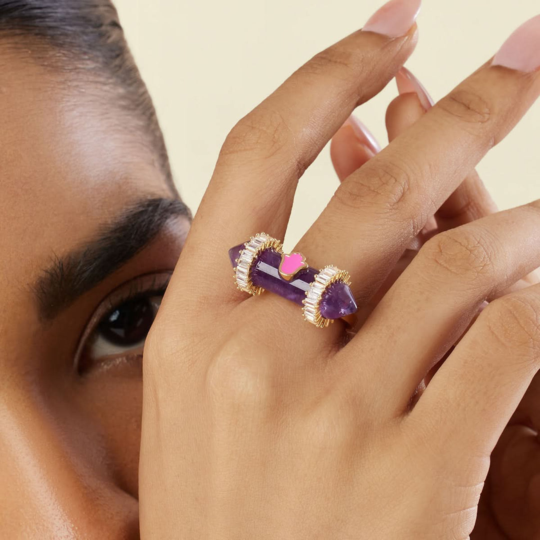 Mystic Bloom Amulet Ring