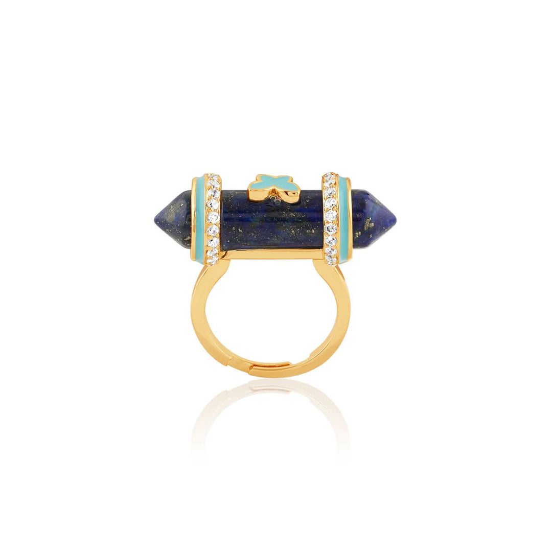 Midnight Manifest Amulet Ring