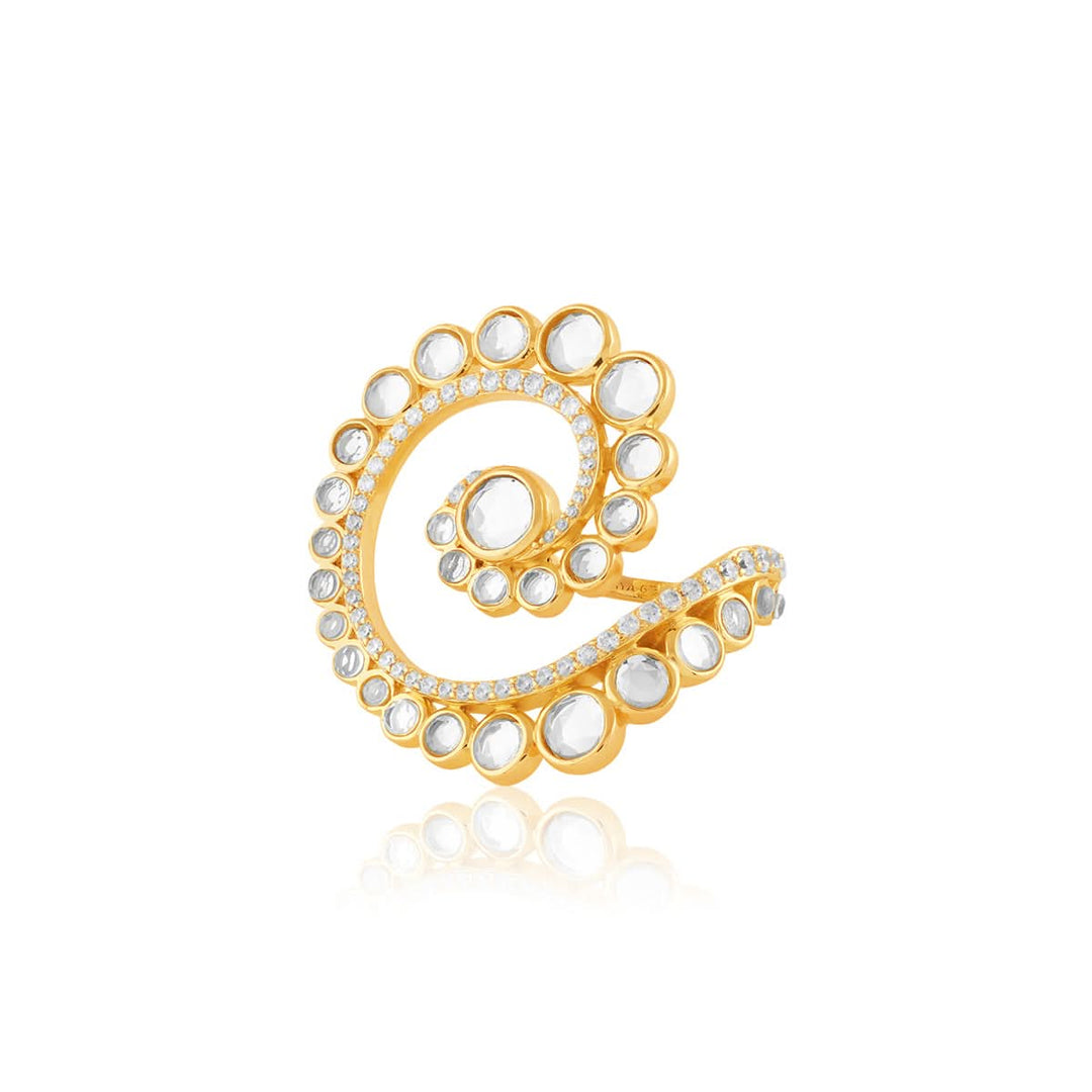 Orvalho Spiral Ring
