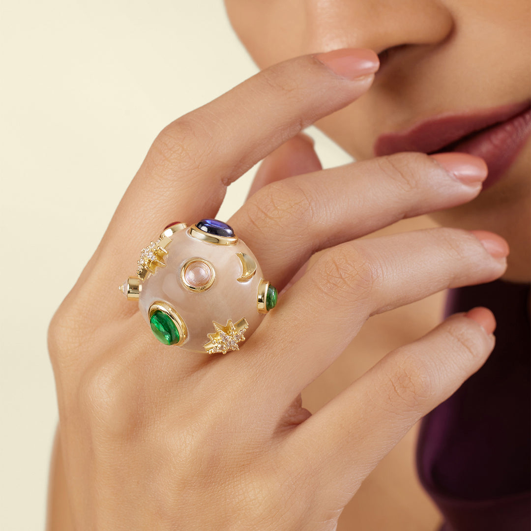Omna's Moonrock Statement Ring