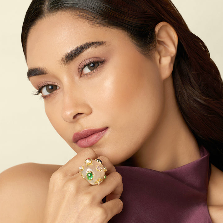 Omna's Moonrock Statement Ring