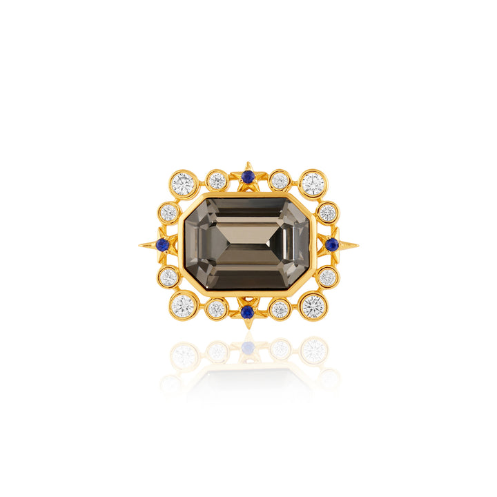 Amethyst Lyric Statement Ring