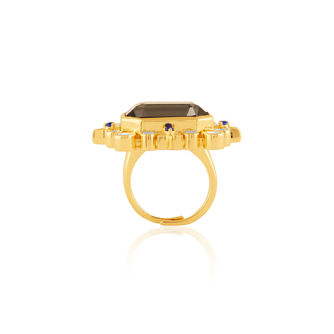 Amethyst Lyric Statement Ring