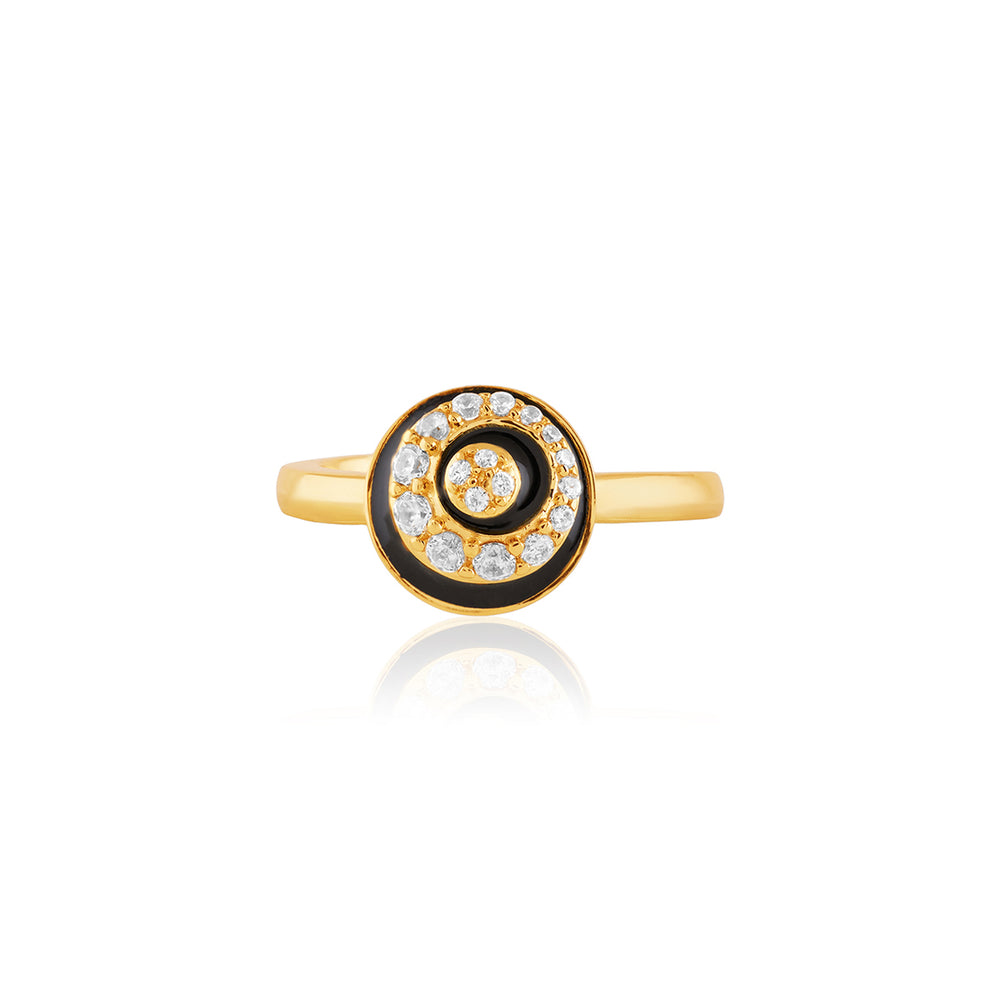 Lymora Ring In 18Kt Gold Plated
