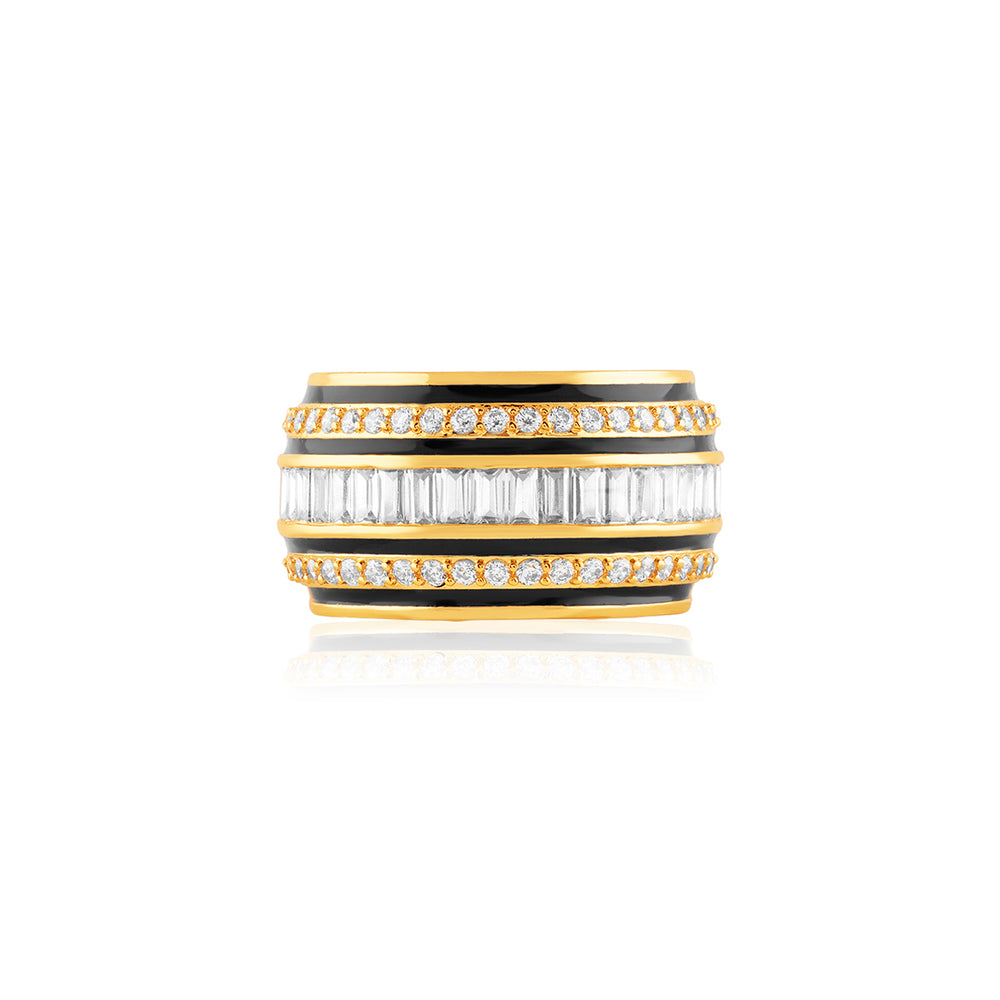 Bretonne Ring In 18Kt Gold Plated