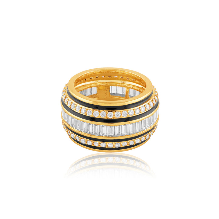 Bretonne Ring In 18Kt Gold Plated