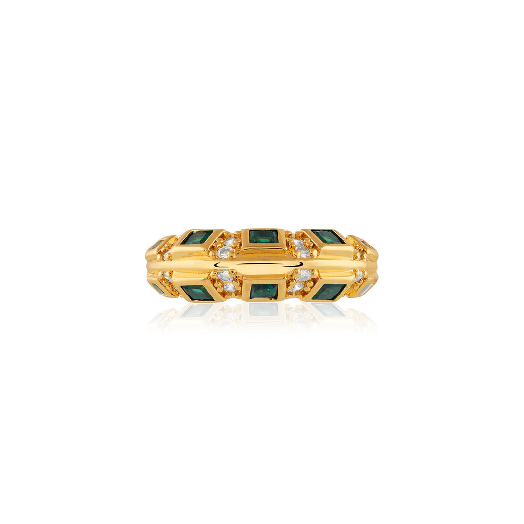 Crafted Legends Green Ring