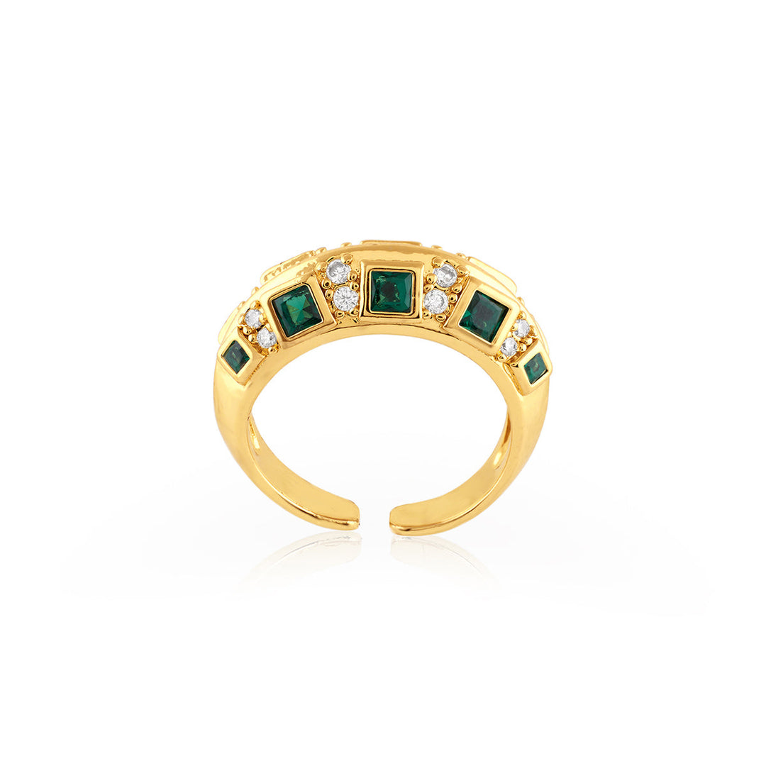 Crafted Legends Green Ring