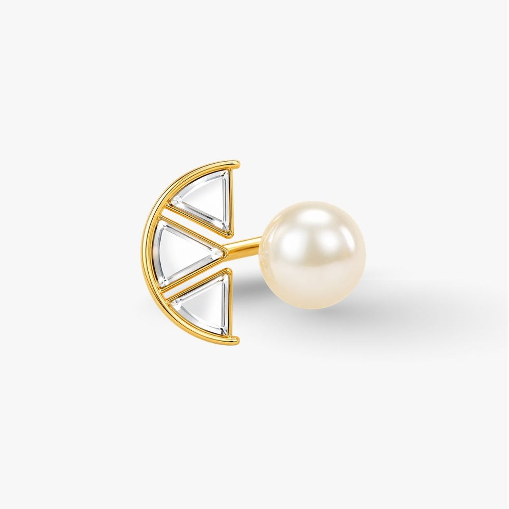 Melon Pearl Mirror Ring