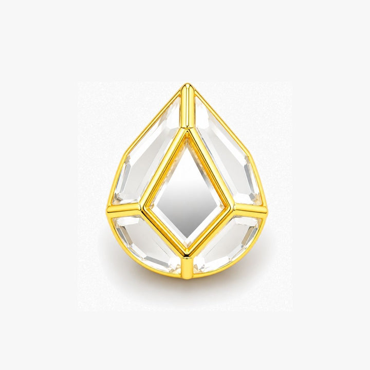 Rhombus Mirror Statement Ring
