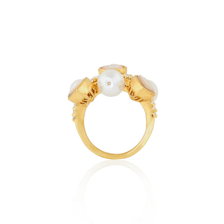 Polki Maribelle Pearl Ring