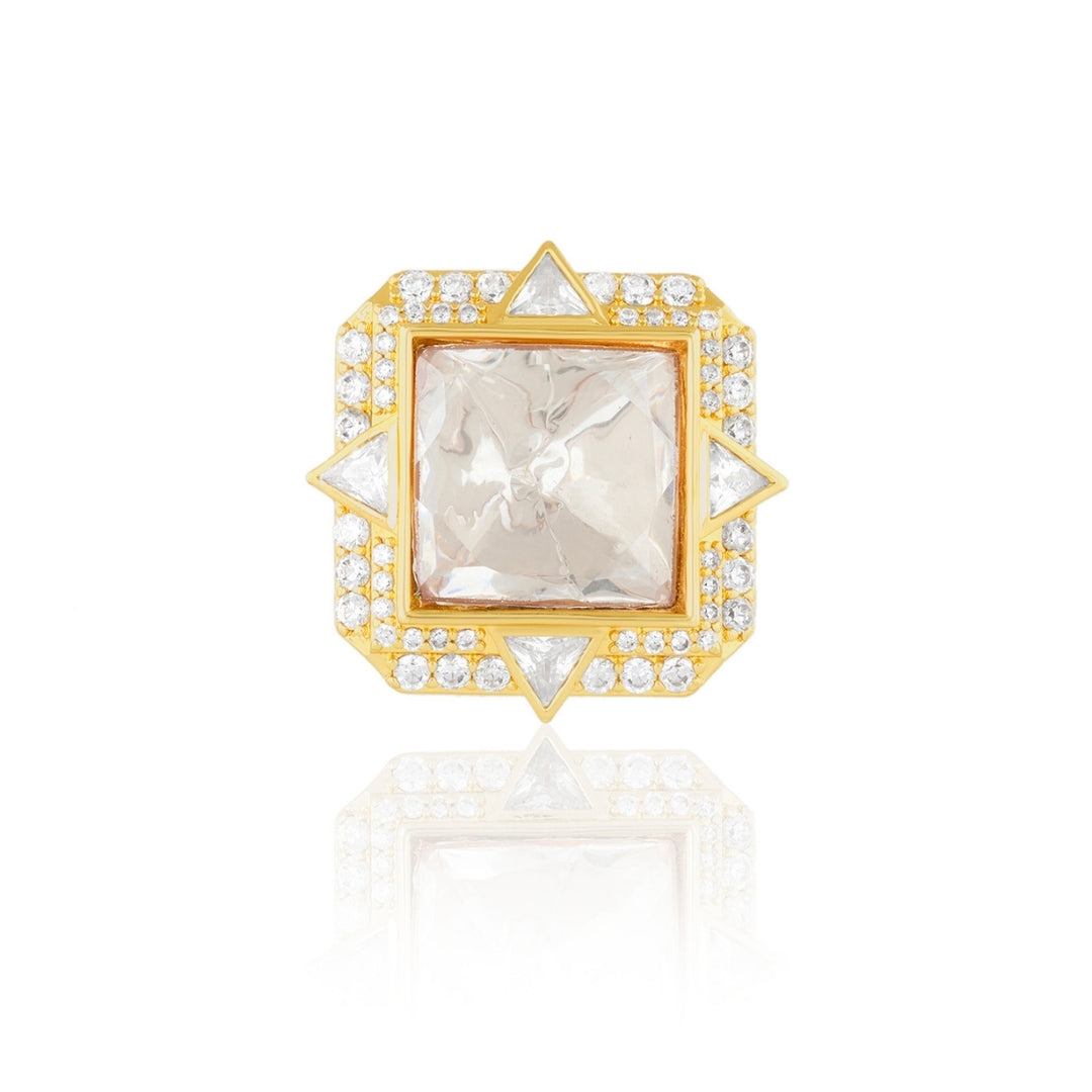 Polki Royal Signet Ring