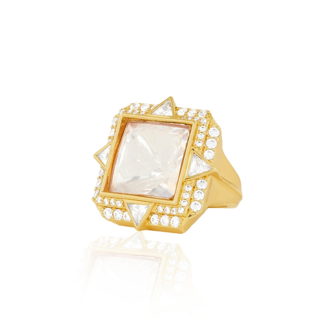 Polki Royal Signet Ring