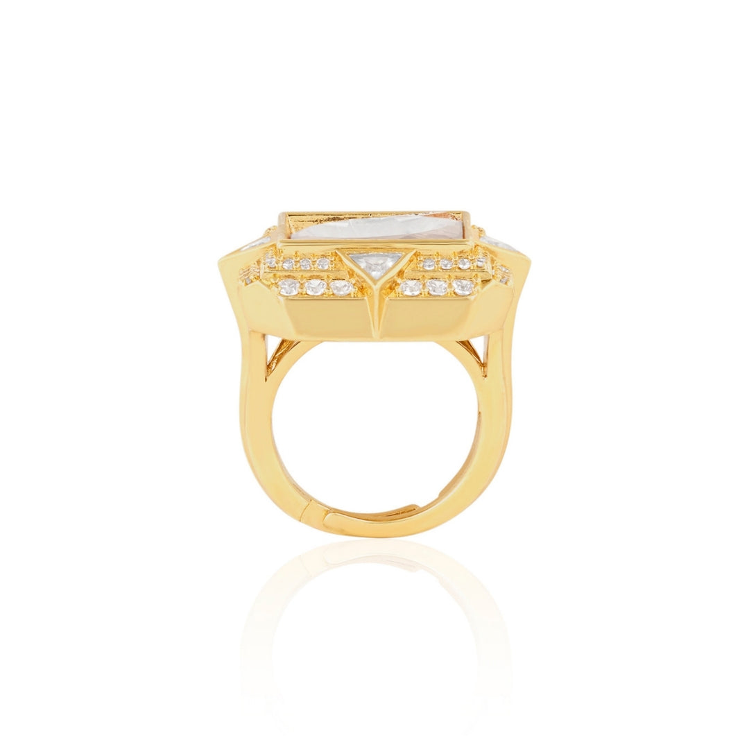 Polki Royal Signet Ring