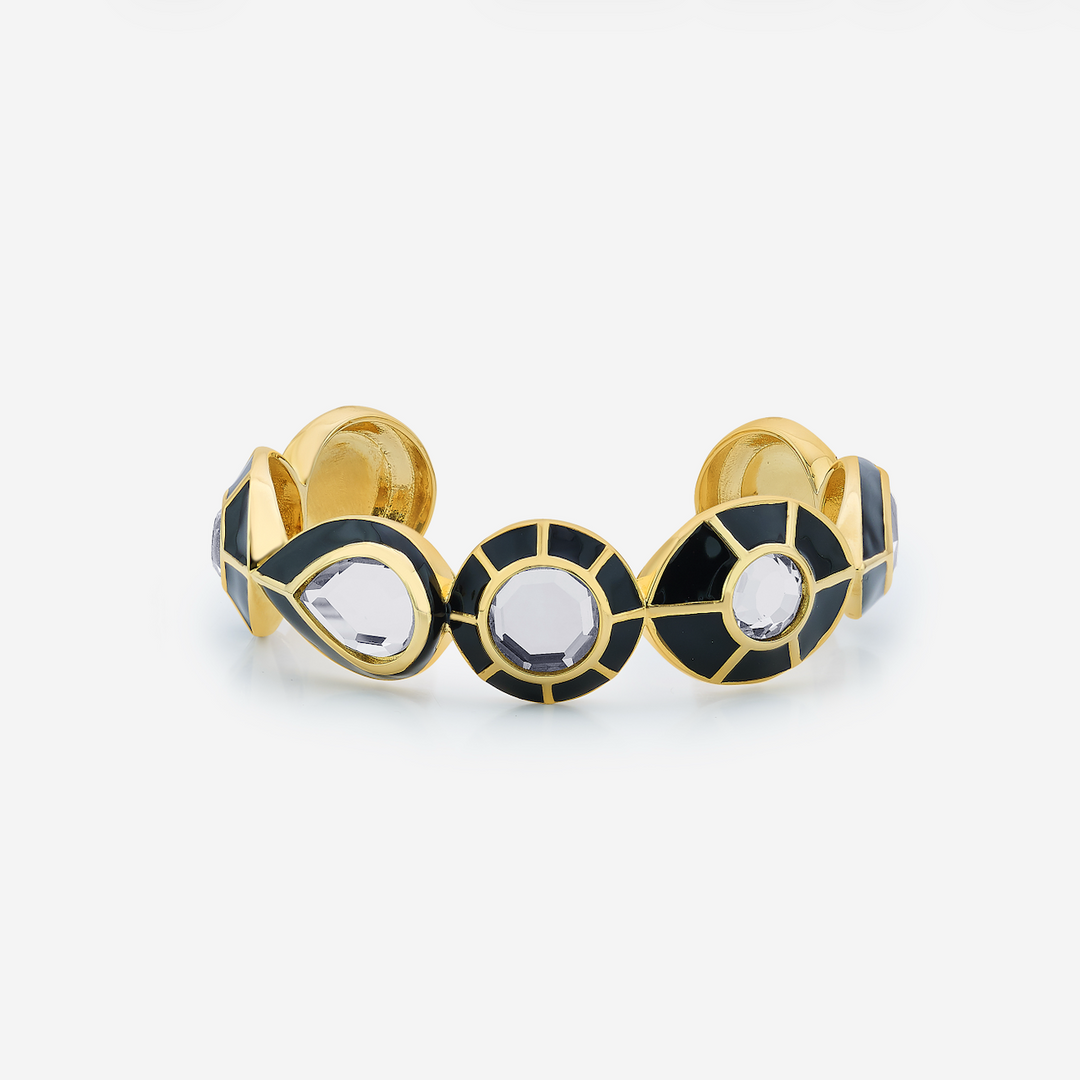 Ayaana Mirror Enamel Cuff