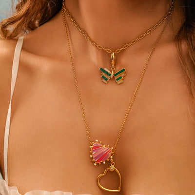 Heart Locket Chain - Isharya | Modern Indian Jewelry