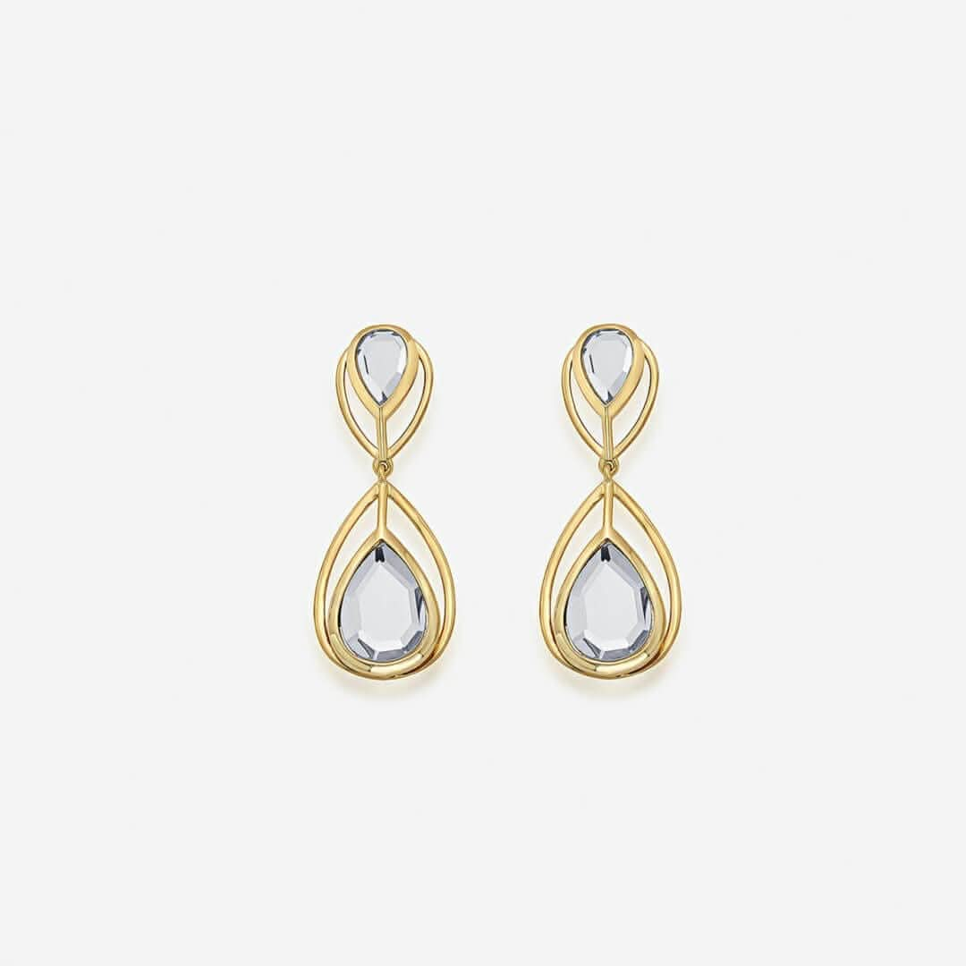 Ayaana Petite Drop Libra Earrings