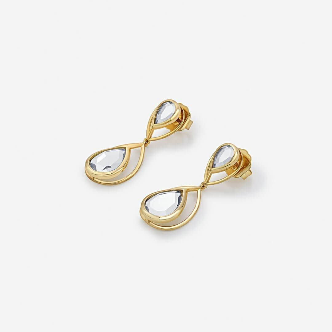 Ayaana Petite Drop Libra Earrings