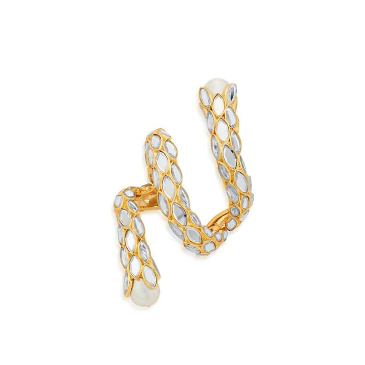 Mouni Roy Mirror Coiled Cuff